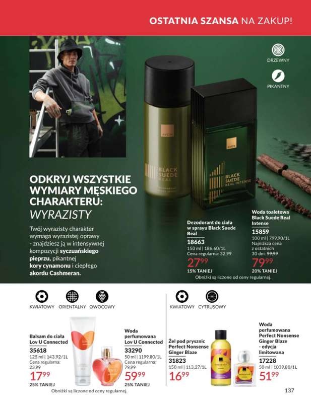 AVON - gazetka promocyjna Katalog Czerwiec 2016 od poniedziałku 01.06 do wtorku 30.06 - strona 137