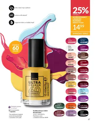 AVON - gazetka promocyjna Katalog Czerwiec 2016 od poniedziałku 01.06 do wtorku 30.06 - strona 67