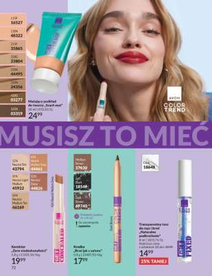 AVON - gazetka promocyjna Katalog Czerwiec 2016 od poniedziałku 01.06 do wtorku 30.06 - strona 72
