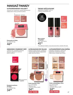 AVON - gazetka promocyjna Katalog Czerwiec 2016 od poniedziałku 01.06 do wtorku 30.06 - strona 47