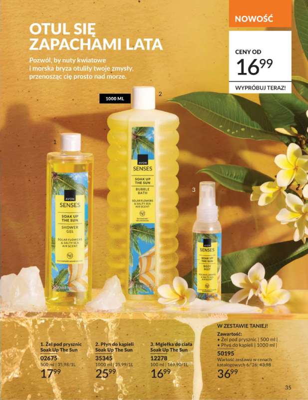 AVON - gazetka promocyjna Katalog Czerwiec 2016 od poniedziałku 01.06 do wtorku 30.06 - strona 35