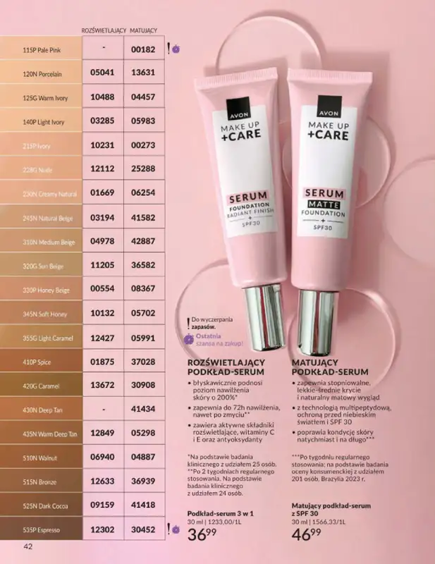 AVON - gazetka promocyjna Katalog Czerwiec 2016 od poniedziałku 01.06 do wtorku 30.06 - strona 42