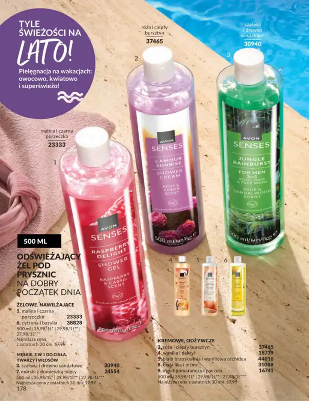 AVON - gazetka promocyjna Katalog Czerwiec 2016 od poniedziałku 01.06 do wtorku 30.06 - strona 178