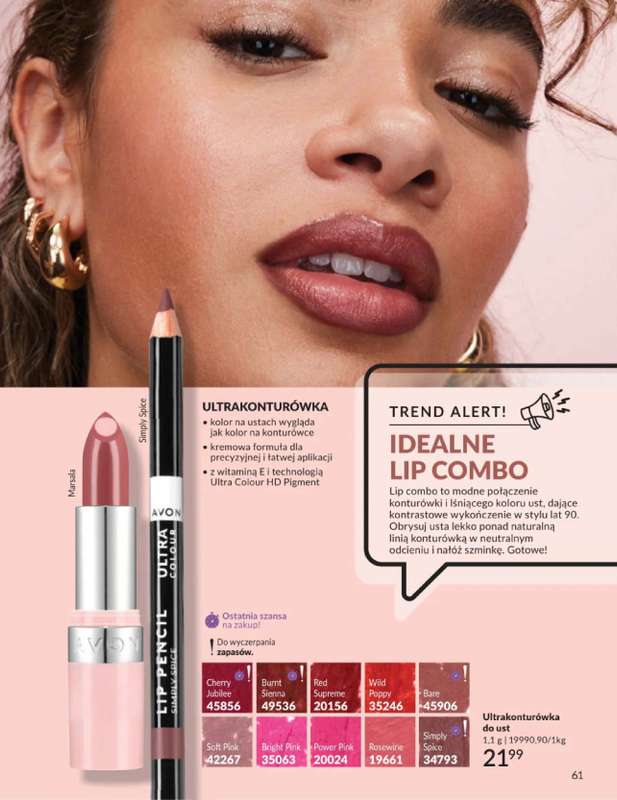 AVON - gazetka promocyjna Katalog Czerwiec 2016 od poniedziałku 01.06 do wtorku 30.06 - strona 61