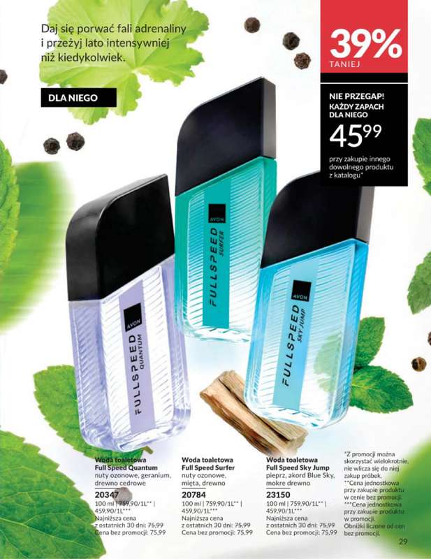 AVON - gazetka promocyjna Katalog Czerwiec 2016 od poniedziałku 01.06 do wtorku 30.06 - strona 29
