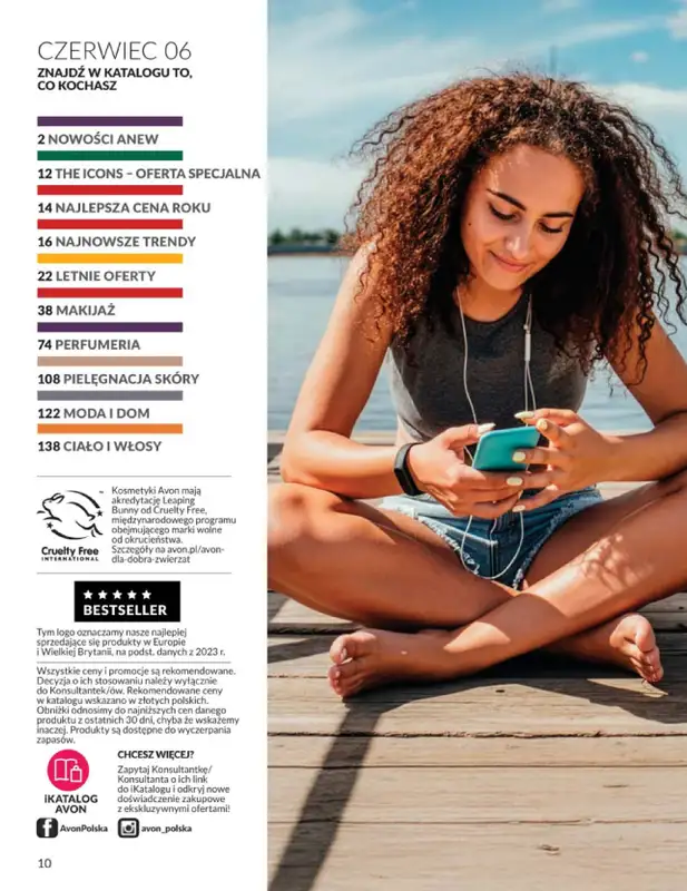 AVON - gazetka promocyjna Katalog Czerwiec 2016 od poniedziałku 01.06 do wtorku 30.06 - strona 10
