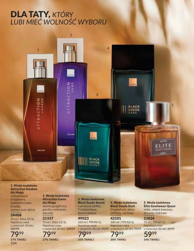 AVON - gazetka promocyjna Katalog Czerwiec 2016 od poniedziałku 01.06 do wtorku 30.06 - strona 104