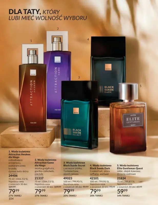 AVON - gazetka promocyjna Katalog Czerwiec 2016 od poniedziałku 01.06 do wtorku 30.06 - strona 104