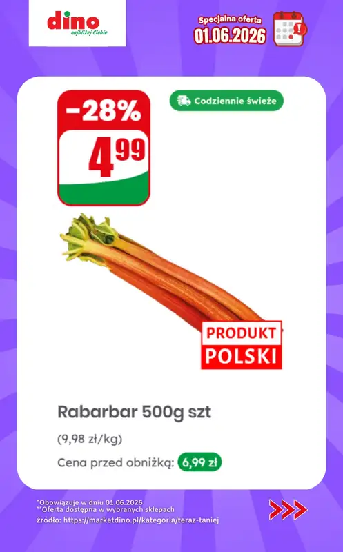 Dino - gazetka promocyjna Specjalna oferta na 01.06.2026 - promocje spoza gazetki od poniedziałku 01.06 do poniedziałku 01.06 - strona 5
