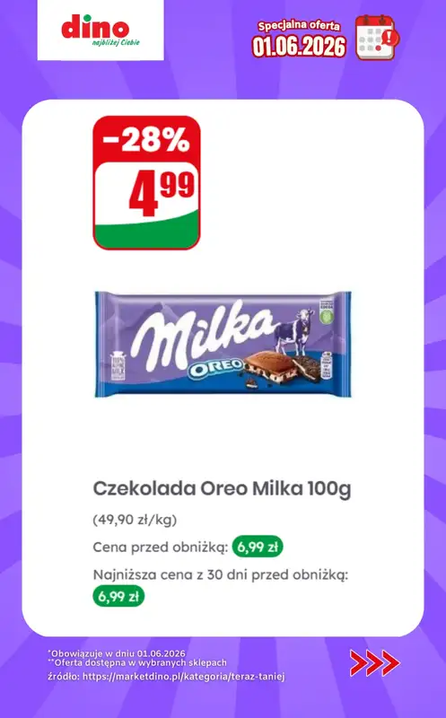 Dino - gazetka promocyjna Specjalna oferta na 01.06.2026 - promocje spoza gazetki od poniedziałku 01.06 do poniedziałku 01.06 - strona 9