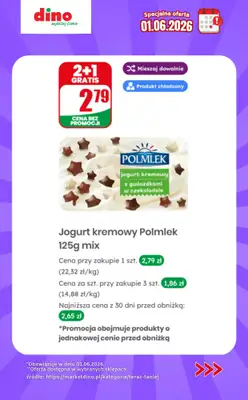 Dino - gazetka promocyjna Specjalna oferta na 01.06.2026 - promocje spoza gazetki od poniedziałku 01.06 do poniedziałku 01.06 - strona 8