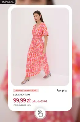 bonprix - gazetka promocyjna -20% rabatu na SUKIENKI + darmowa dostawa! od poniedziałku 01.06 do środy 03.06 - strona 2