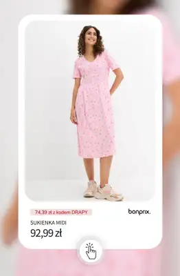 bonprix - gazetka promocyjna -20% rabatu na SUKIENKI + darmowa dostawa! od poniedziałku 01.06 do środy 03.06 - strona 13