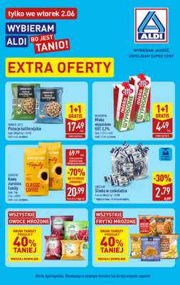 Aldi - gazetka promocyjna Extra oferty tylko we wtorek w Aldi! od wtorku 02.06 do wtorku 02.06