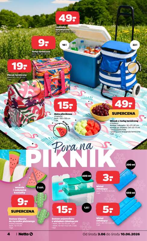 Netto - gazetka promocyjna Inspiracje tygodnia Wentylatory i wiatraki  do środy 10.06 - strona 4