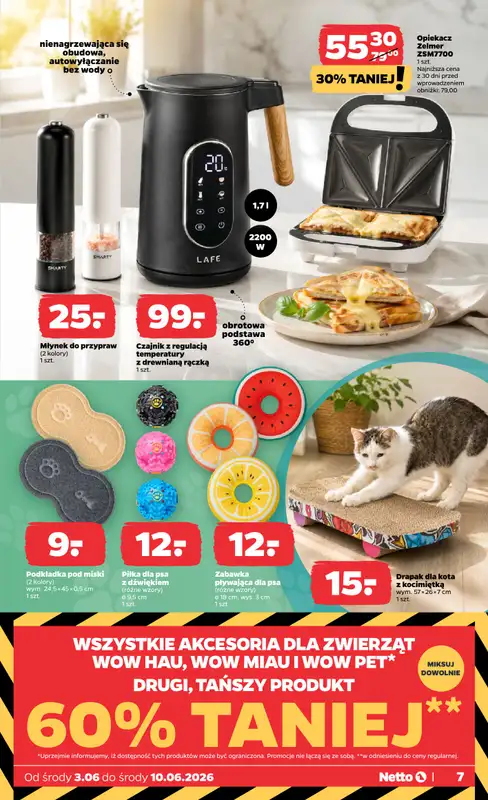 Netto - gazetka promocyjna Inspiracje tygodnia Wentylatory i wiatraki  do środy 10.06 - strona 7
