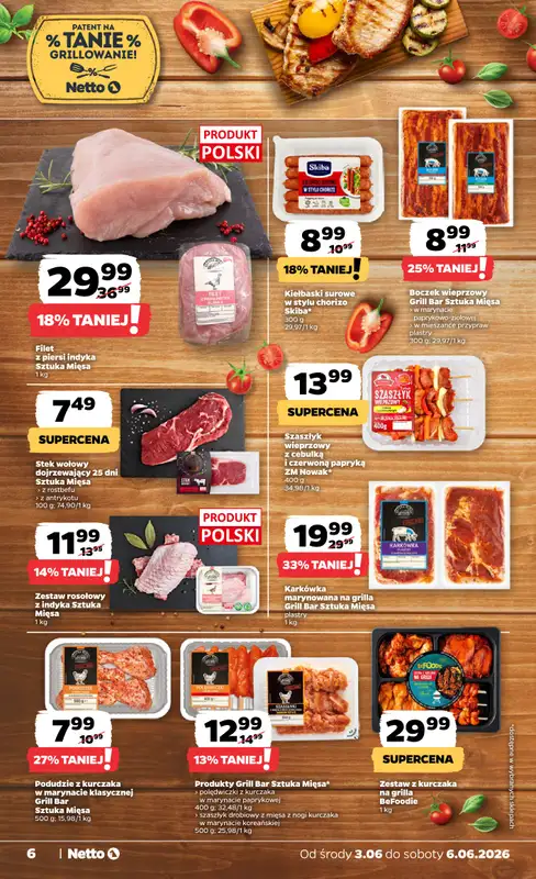 Netto - gazetka promocyjna Gazetka Spożywcza od środy 03.06 do soboty 06.06 - strona 6