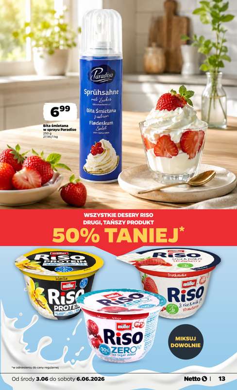 Netto - gazetka promocyjna Gazetka Spożywcza od środy 03.06 do soboty 06.06 - strona 13