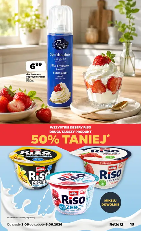 Netto - gazetka promocyjna Gazetka Spożywcza od środy 03.06 do soboty 06.06 - strona 13