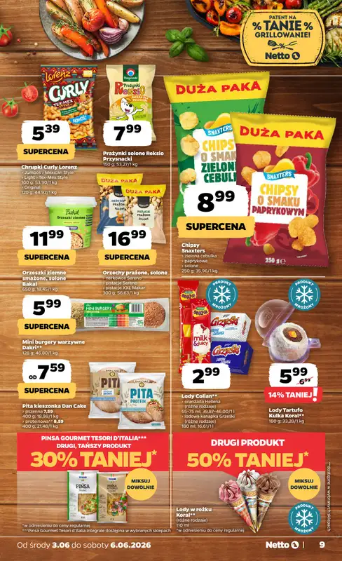 Netto - gazetka promocyjna Gazetka Spożywcza od środy 03.06 do soboty 06.06 - strona 9