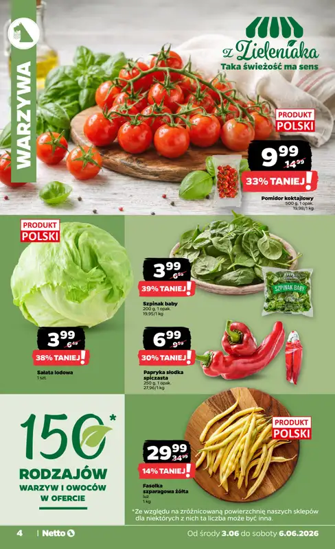 Netto - gazetka promocyjna Gazetka Spożywcza od środy 03.06 do soboty 06.06 - strona 4
