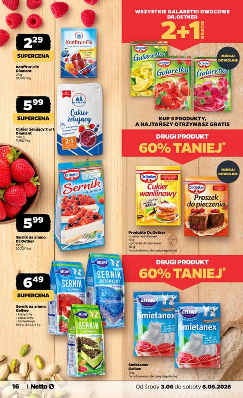 Netto - gazetka promocyjna Gazetka Spożywcza od środy 03.06 do soboty 06.06 - strona 16