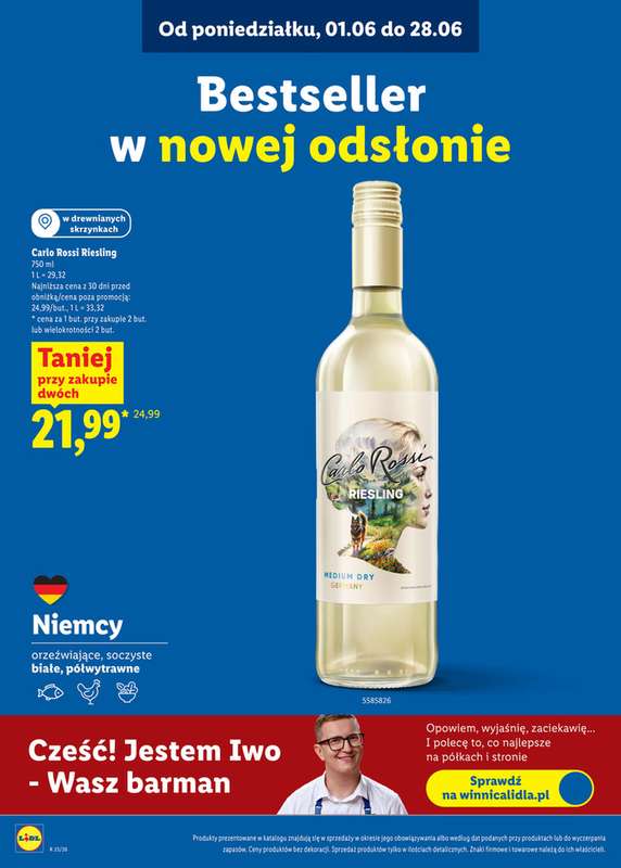 Lidl - gazetka promocyjna Karta win  do niedzieli 28.06 - strona 2