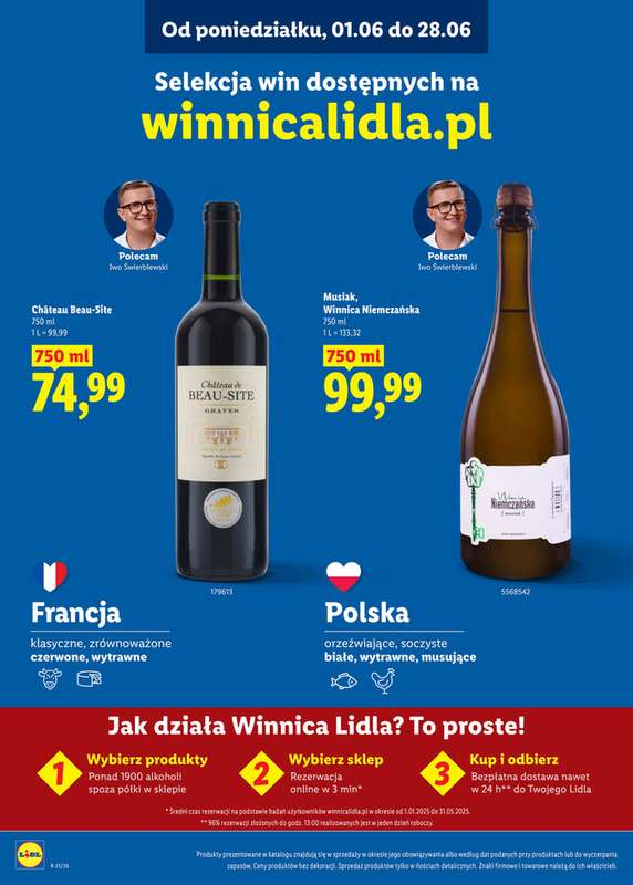 Lidl - gazetka promocyjna Karta win  do niedzieli 28.06 - strona 25