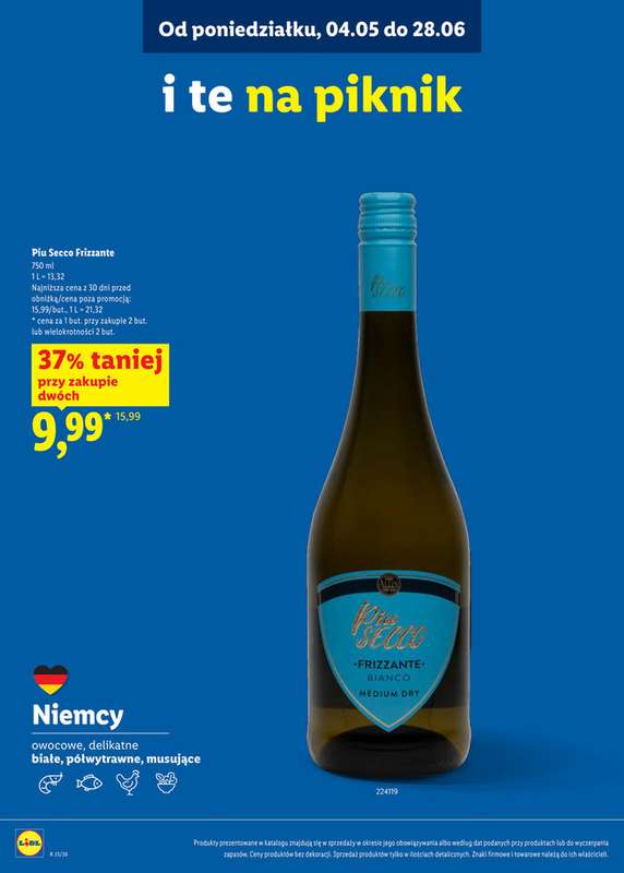 Lidl - gazetka promocyjna Karta win  do niedzieli 28.06 - strona 12