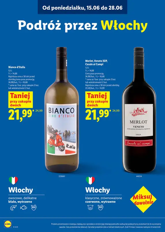 Lidl - gazetka promocyjna Karta win  do niedzieli 28.06 - strona 16