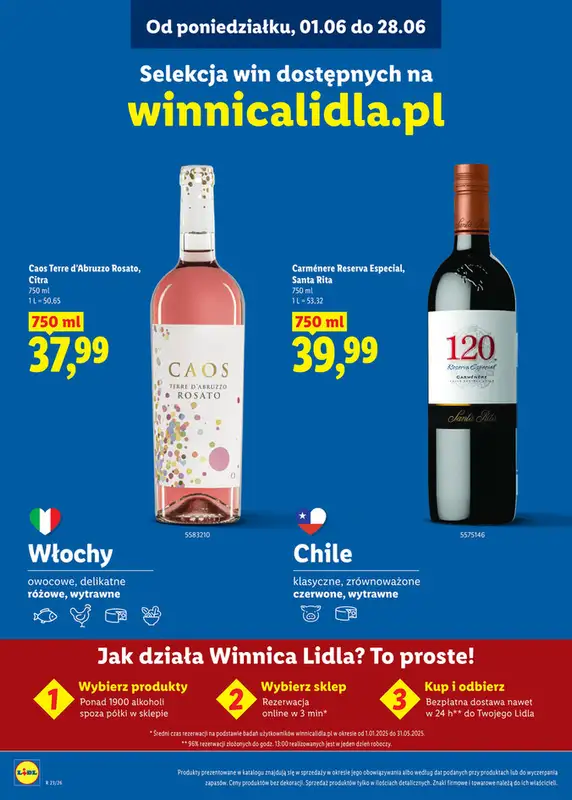 Lidl - gazetka promocyjna Karta win  do niedzieli 28.06 - strona 23