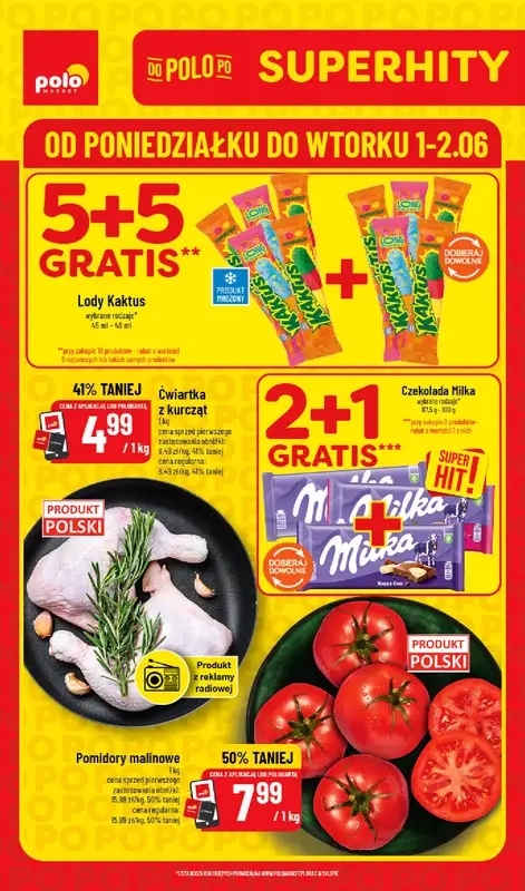 POLOmarket - gazetka promocyjna Super hity  