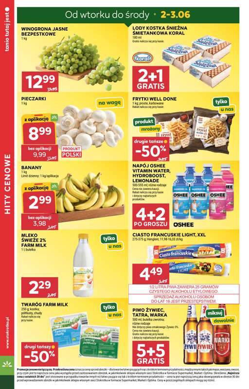 Stokrotka - gazetka promocyjna Gazetka Supermarket od wtorku 02.06 do środy 10.06 - strona 2