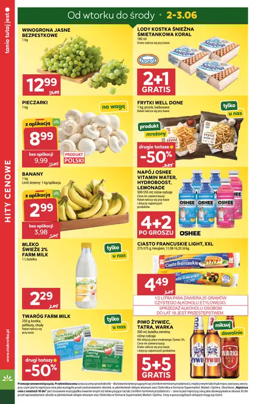 Stokrotka - gazetka promocyjna Gazetka Supermarket od wtorku 02.06 do środy 10.06 - strona 2