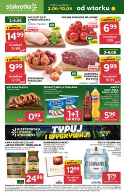 Stokrotka - gazetka promocyjna Gazetka Supermarket od wtorku 02.06 do środy 10.06