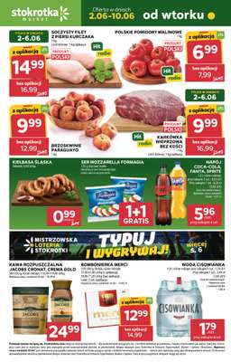 Stokrotka - gazetka promocyjna Gazetka Market od wtorku 02.06 do środy 10.06