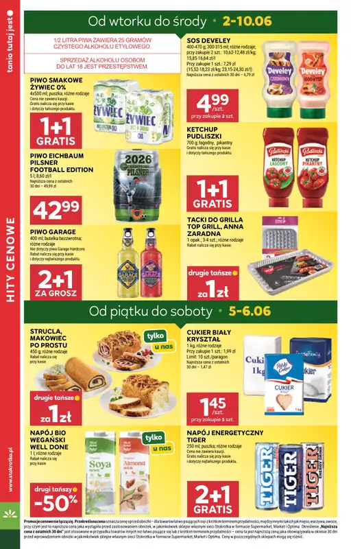 Stokrotka - gazetka promocyjna Gazetka Market od wtorku 02.06 do środy 10.06 - strona 4
