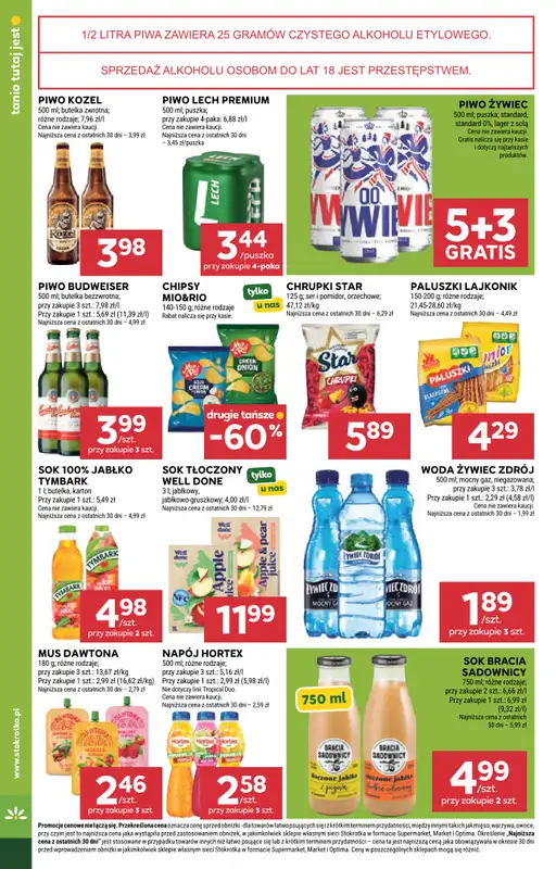 Stokrotka - gazetka promocyjna Gazetka Market od wtorku 02.06 do środy 10.06 - strona 22
