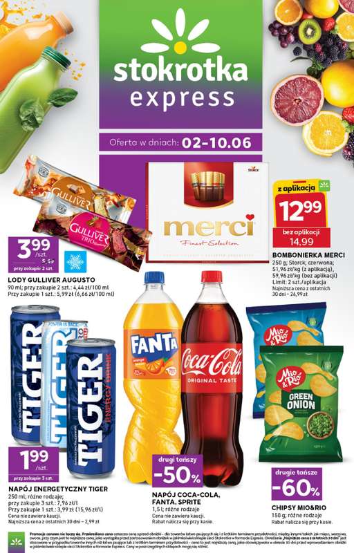 Stokrotka - gazetka promocyjna Gazetka Express od wtorku 02.06 do środy 10.06