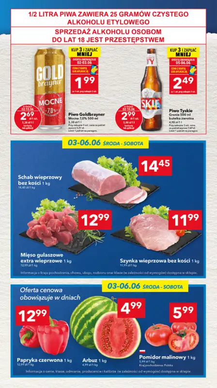 LEWIATAN - gazetka promocyjna Mamy TO w Lewiatanie – woj. lubelskie od wtorku 02.06 do środy 10.06 - strona 3