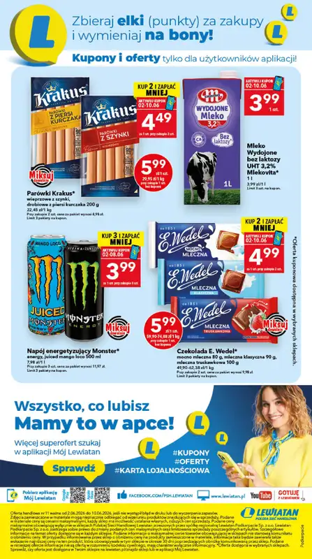 LEWIATAN - gazetka promocyjna Mamy TO w Lewiatanie – woj. podkarpackie od wtorku 02.06 do środy 10.06 - strona 16