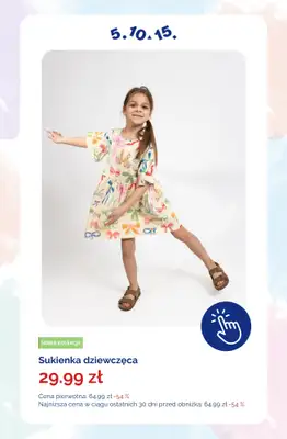 5.10.15 - gazetka promocyjna Wyprzedaż do -50% dla dziewczynek od poniedziałku 01.06  - strona 2