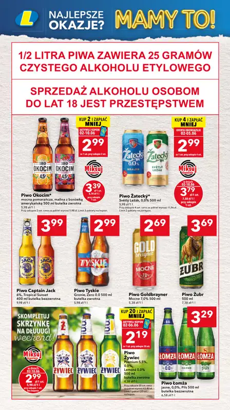LEWIATAN - gazetka promocyjna Mamy TO w Lewiatanie – woj. śląskie od wtorku 02.06 do środy 10.06 - strona 14