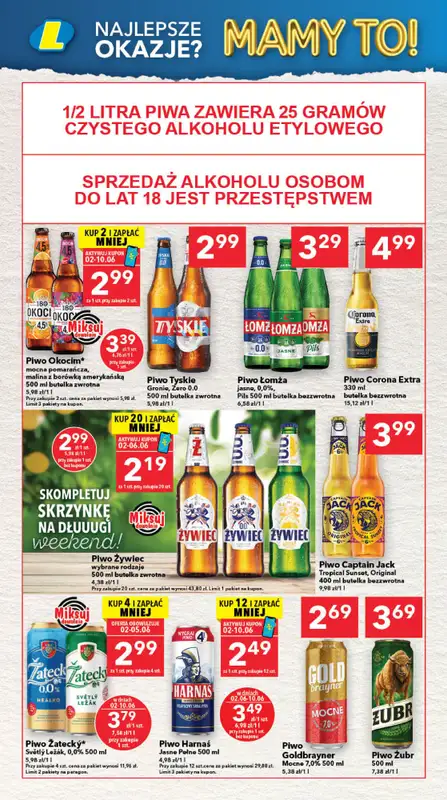 LEWIATAN - gazetka promocyjna Mamy TO w Lewiatanie – Zachód od wtorku 02.06 do środy 10.06 - strona 14