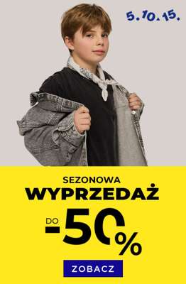 5.10.15 - gazetka promocyjna Wyprzedaż do -50% dla chłopców od poniedziałku 01.06 