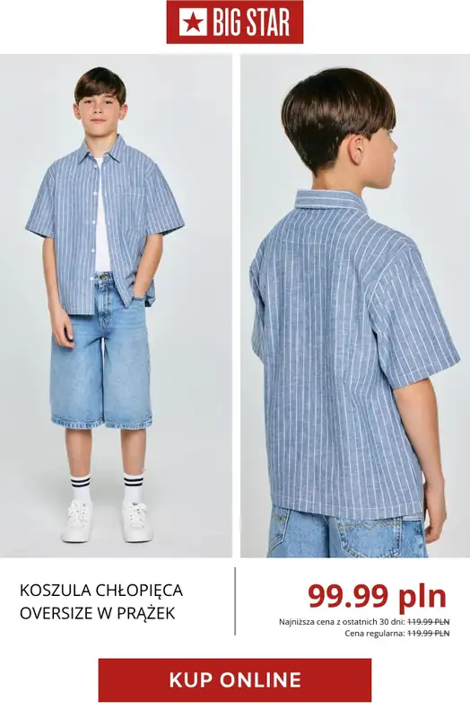 BIG STAR - gazetka promocyjna Mid Season SALE do -50% dla dzieci od poniedziałku 01.06  - strona 7