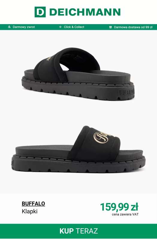 Deichmann - gazetka promocyjna Modne klapki damskie od poniedziałku 01.06  - strona 4
