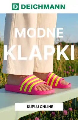 Deichmann - gazetka promocyjna Modne klapki damskie od poniedziałku 01.06 