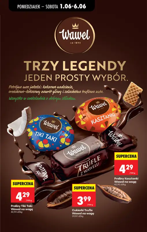 Biedronka - gazetka promocyjna Od poniedziałku, Z ladą tradycyjną od poniedziałku 01.06 do soboty 06.06 - strona 70