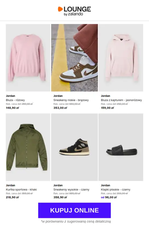 Lounge by Zalando - gazetka promocyjna Specjalne okazje: Jordan od poniedziałku 01.06 do środy 03.06 - strona 6